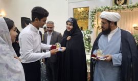 برگزاری مراسم ازدواج آسان ۱۲ مددجوی کمیته امداد مه ولات با حضور مسئولین 