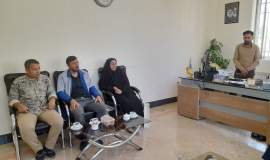 تقدیر از اداره دارایی جوین جهت شرکت حداکثری کارکنان در طرح اکرام و ایتام 