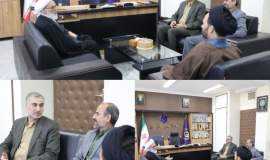 حجت اسلام ملکی با  رضا سلم آبادی در خصوص مسائل محرومین شهرستان تایباد  دیدار کرد