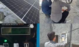  ۷ پنل خورشیدی ایجاد شده برای  مددجویان کمیته امداد تایباد به شبکه سراسری برق متصل شد.